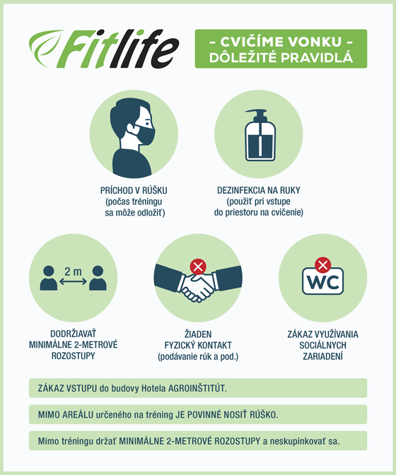 Fitlife - cvičenie vonku - dôležité pravidlá